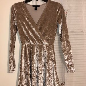 Forever 21 Crushed Velvet Dress